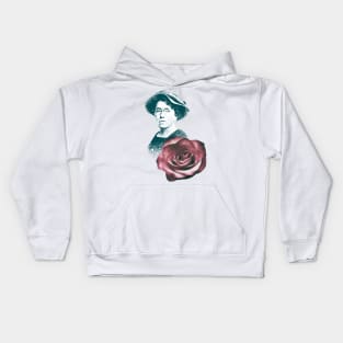 Emma Goldman, a Feminist & Social Justice Activist Kids Hoodie